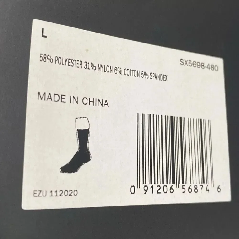 Nike Dri-Fit Vapor Crew Football Socks Size L SX5698-480 Royal Blue New